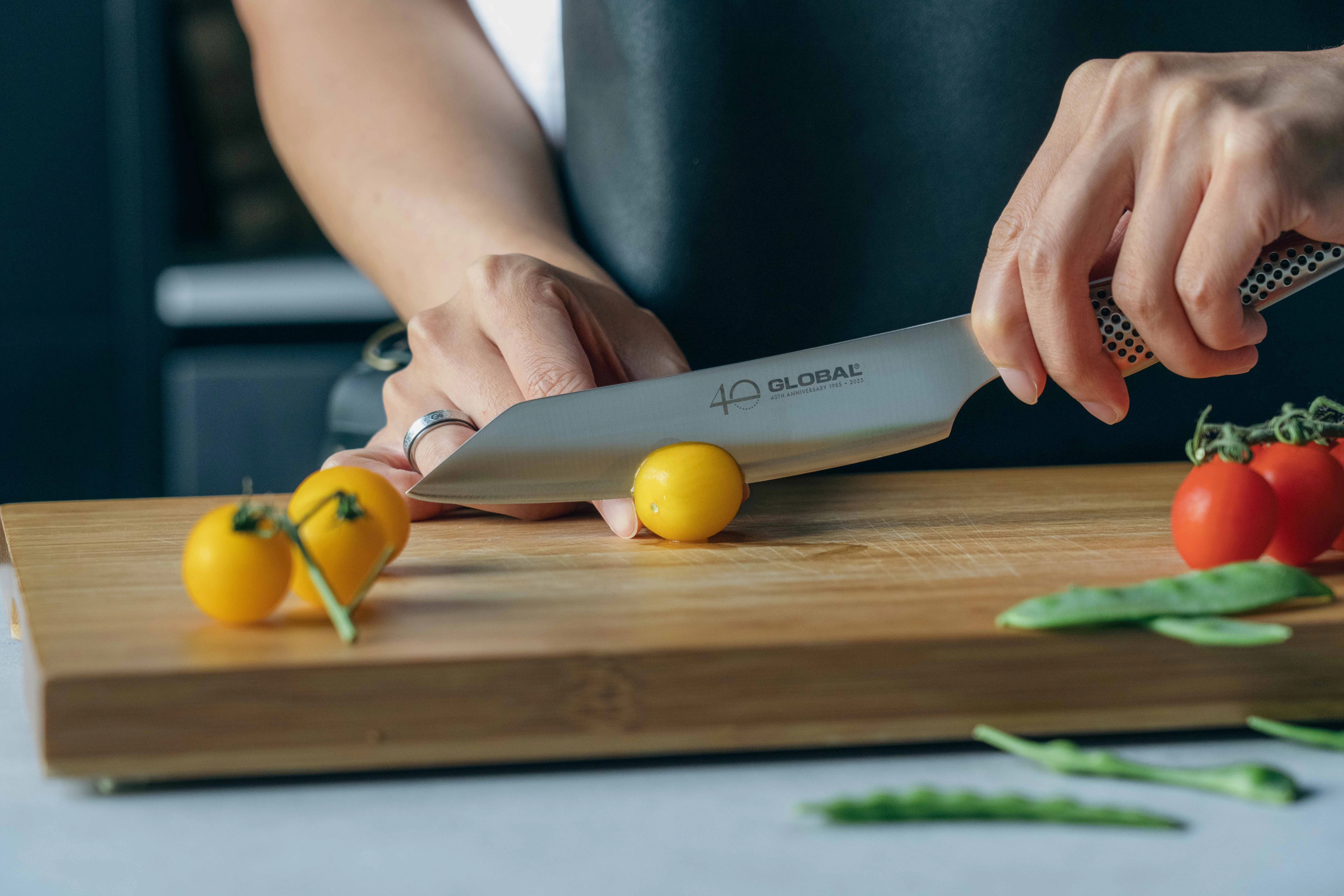 Global 40th Anniversary Kiritsuke Knife 15cm - Image 3