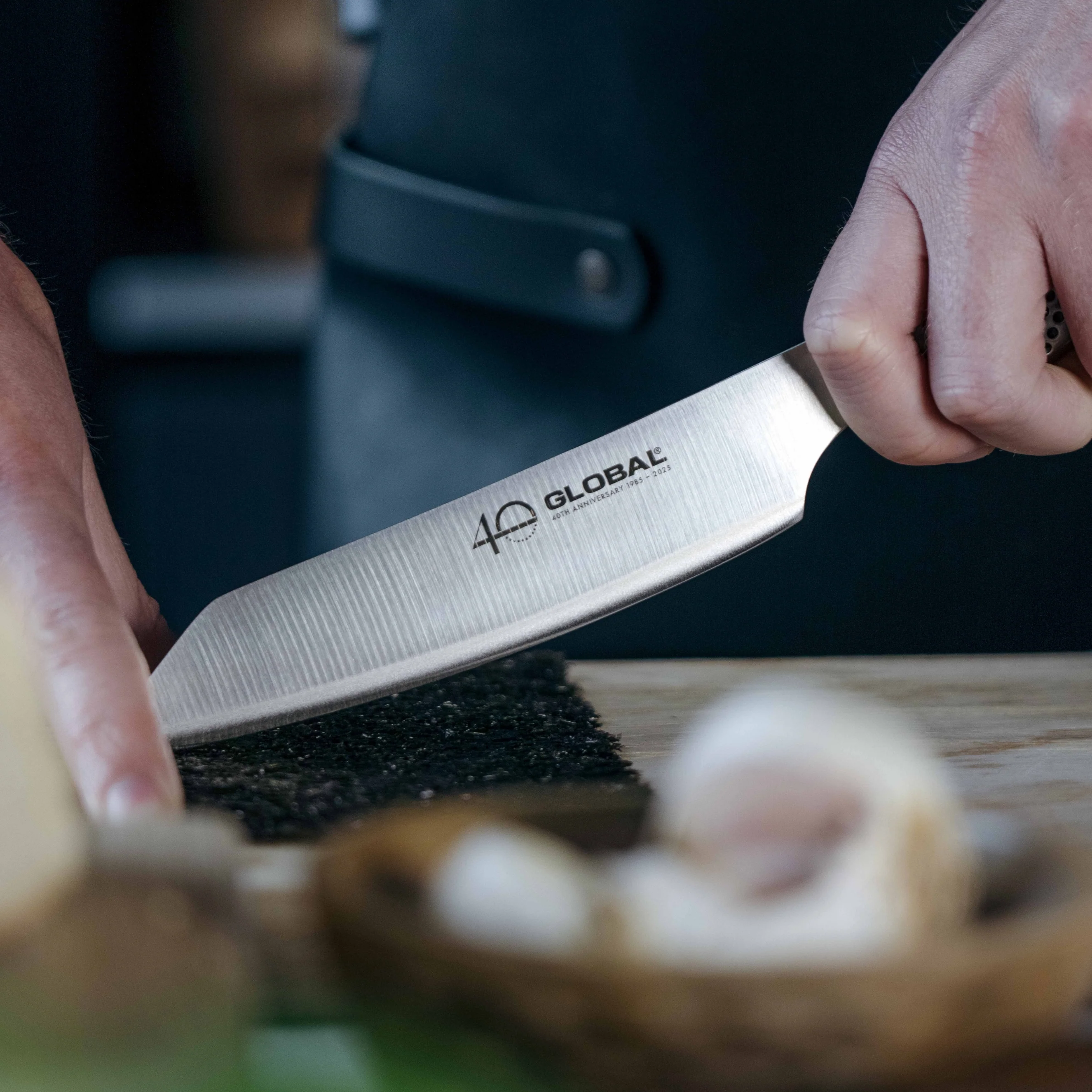 Global 40th Anniversary Kiritsuke Knife 15cm - Image 4