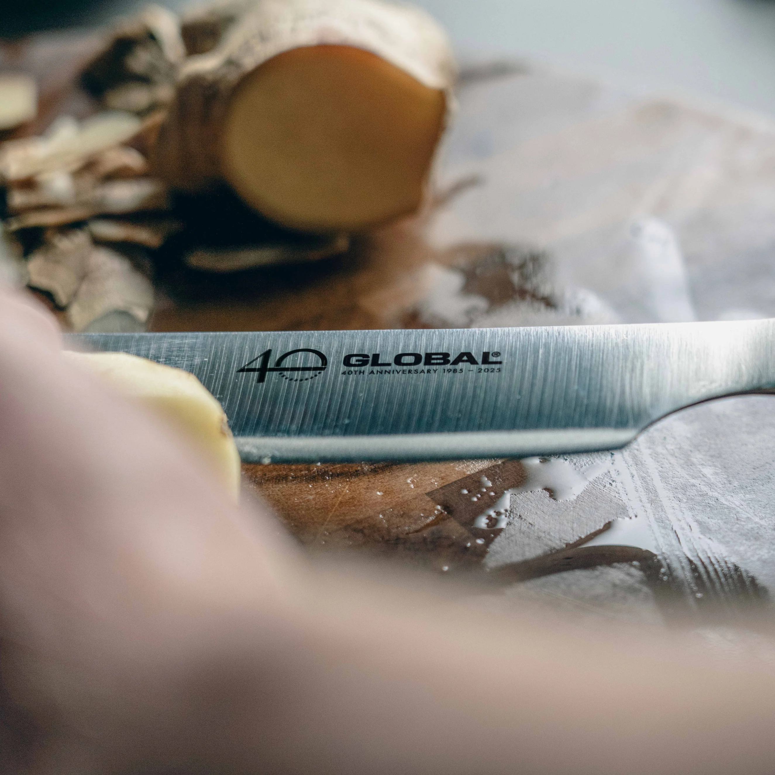 Global 40th Anniversary Kiritsuke Knife 15cm - Image 9