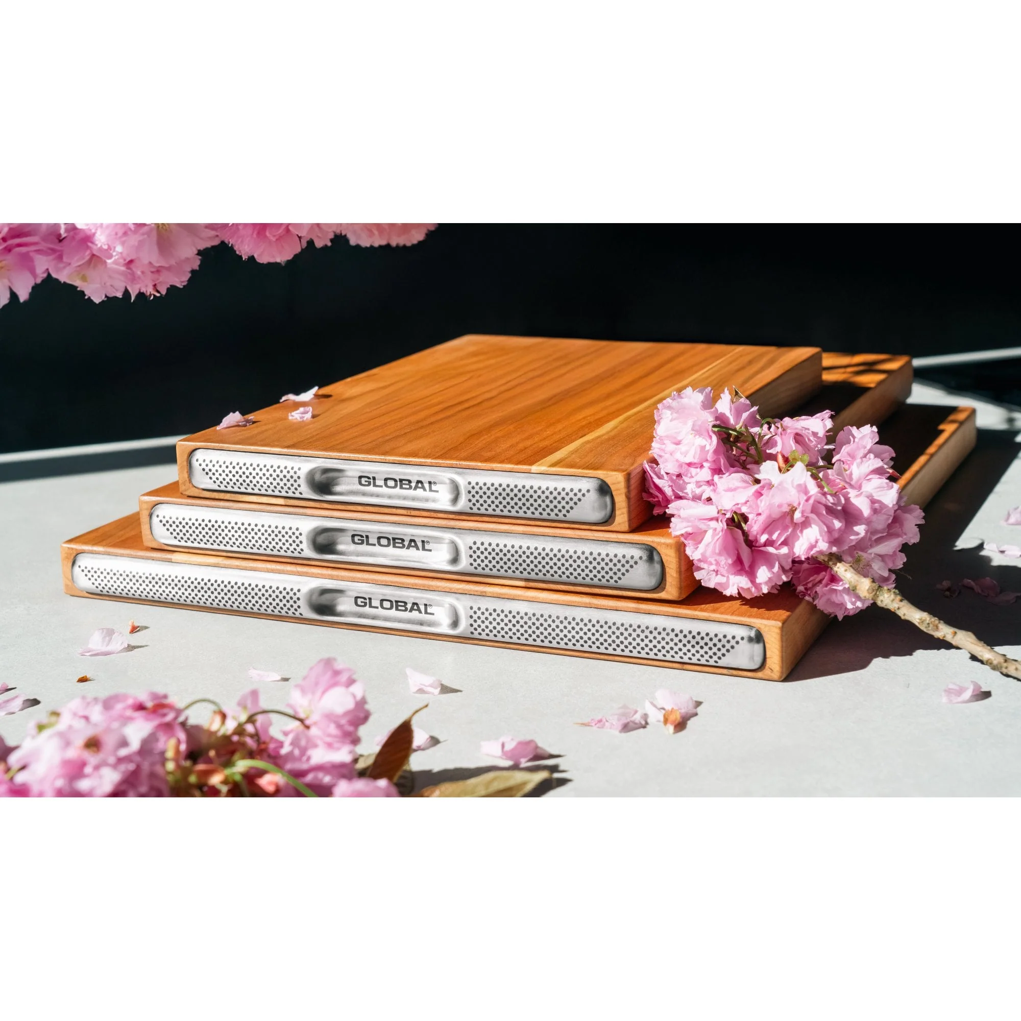 Global Cherry Wood Chopping Board, 35 x 25 cm - Image 5