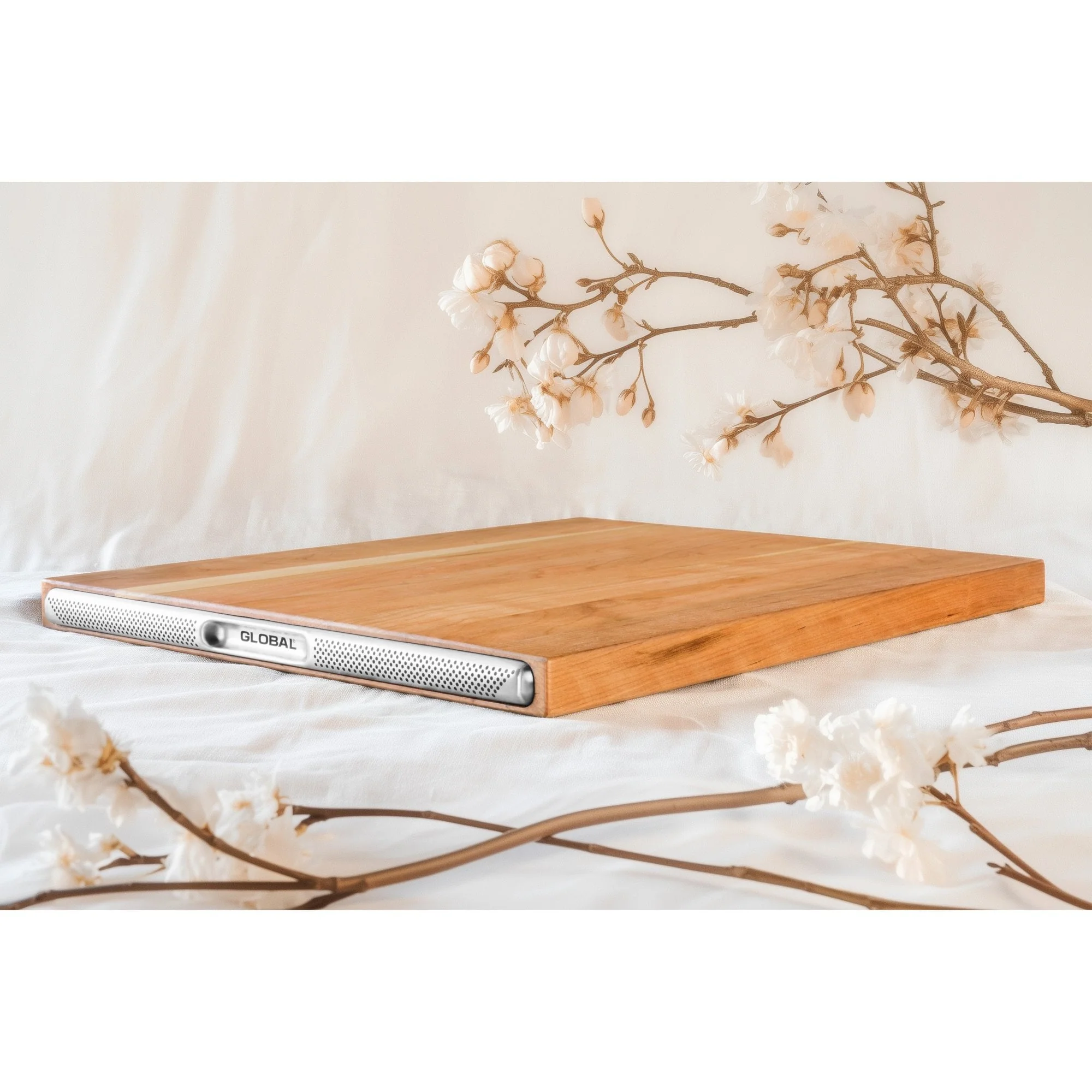 Global Cherry Wood Chopping Board, 50 x 40 cm - Image 5