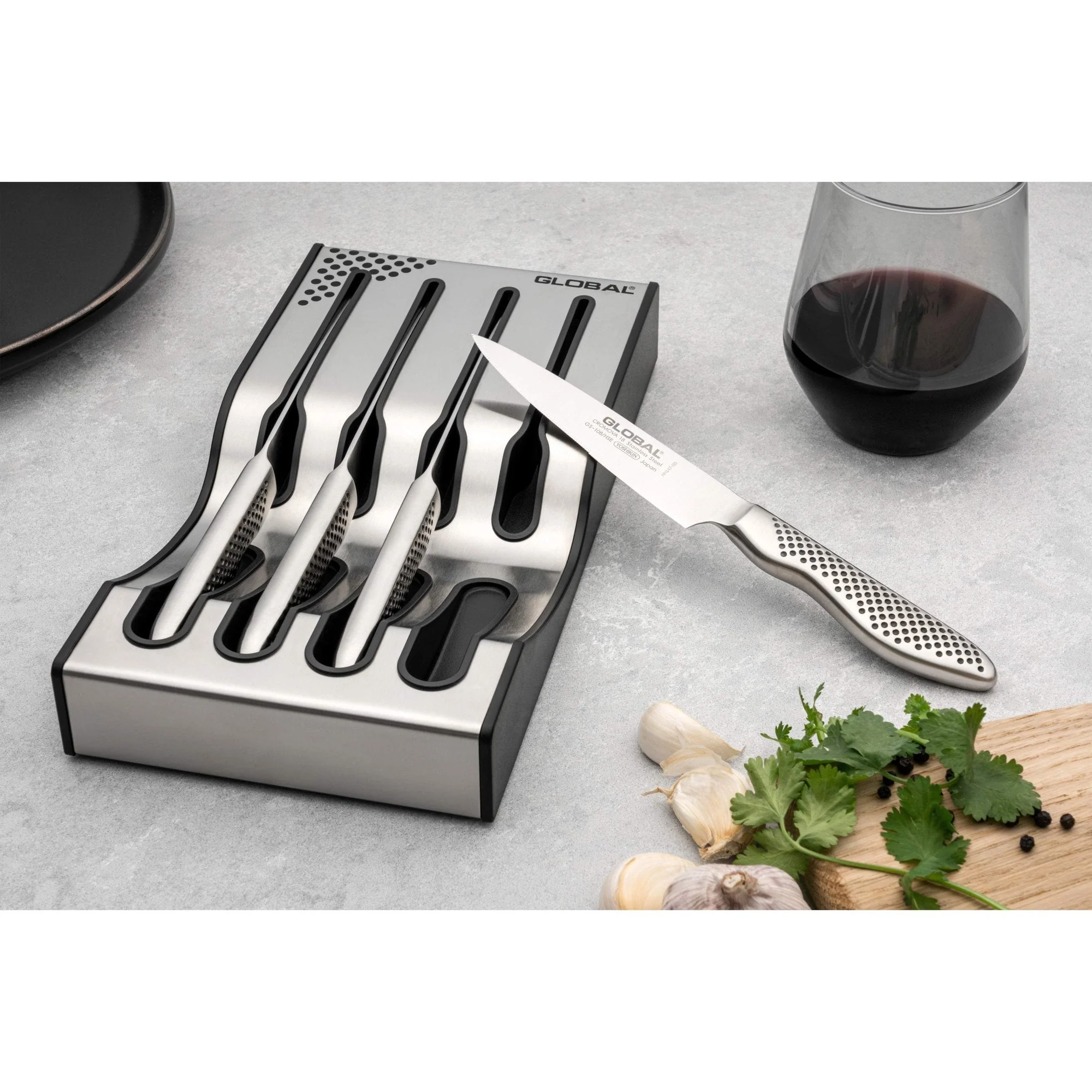 Global Empty 4 Slot Knife Dock - Image 3