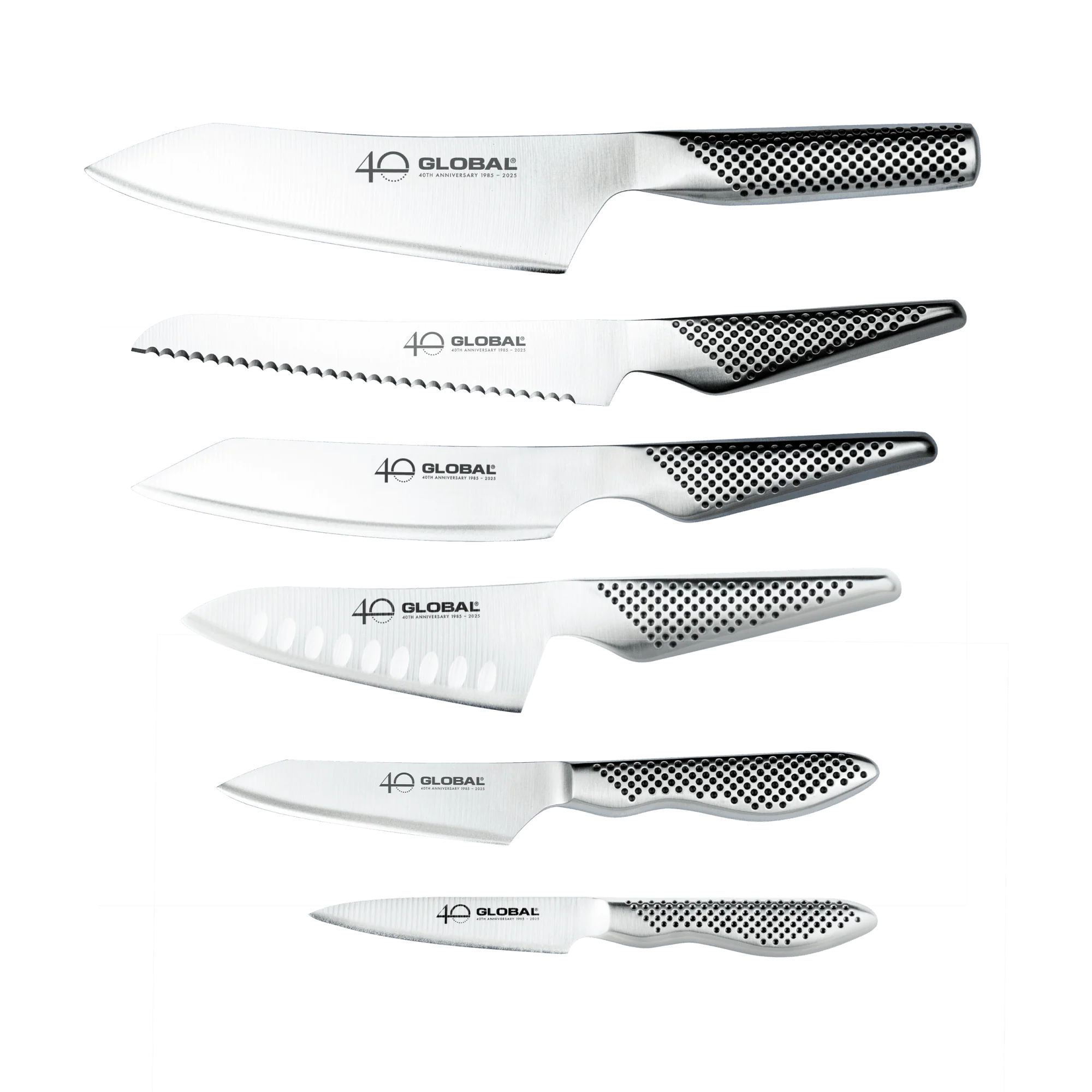 40th Anniversary 7 Piece Knife Block Set - Image 3