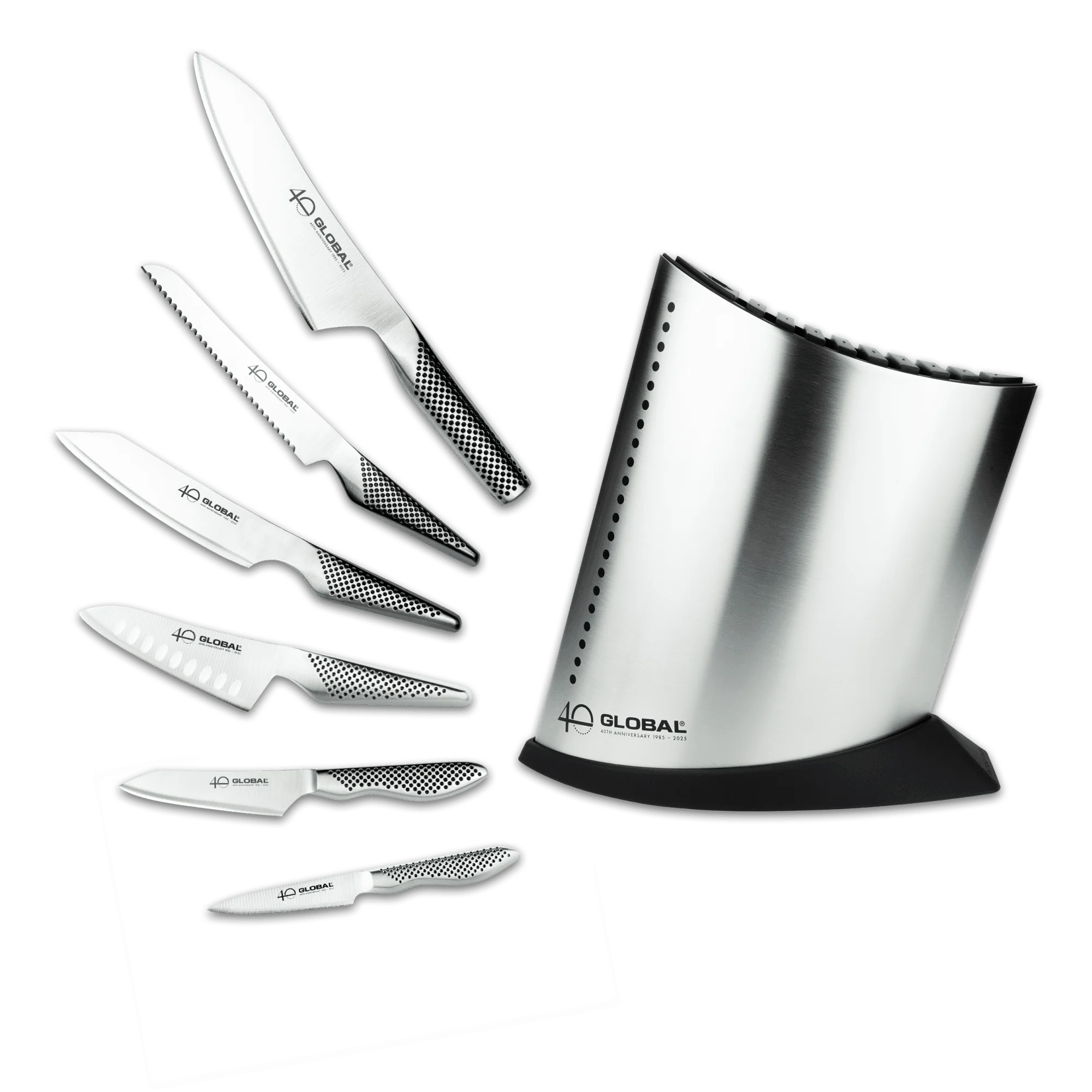 40th Anniversary 7 Piece Knife Block Set - Image 6