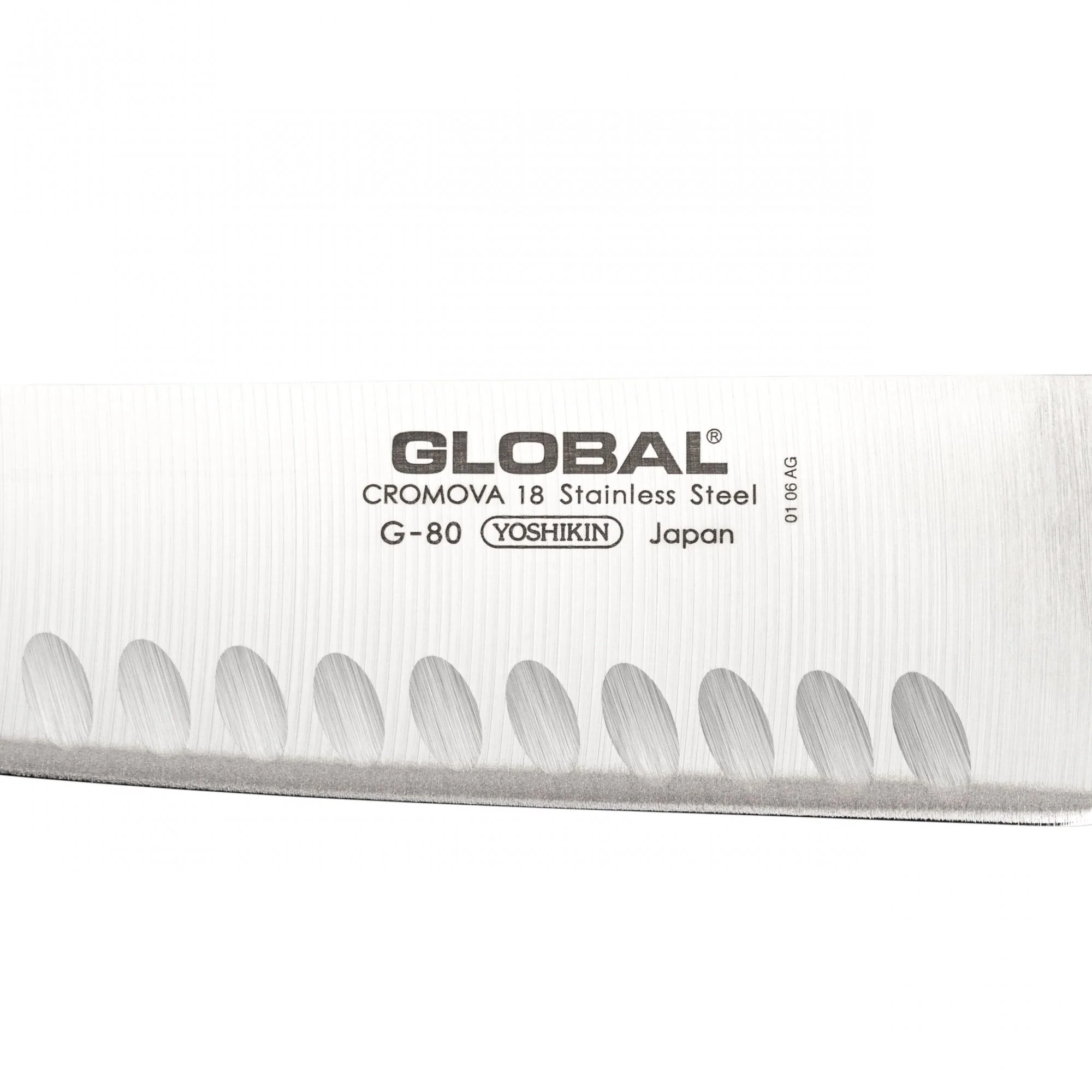 G-80 Fluted Santoku Knife 18cm - Image 11