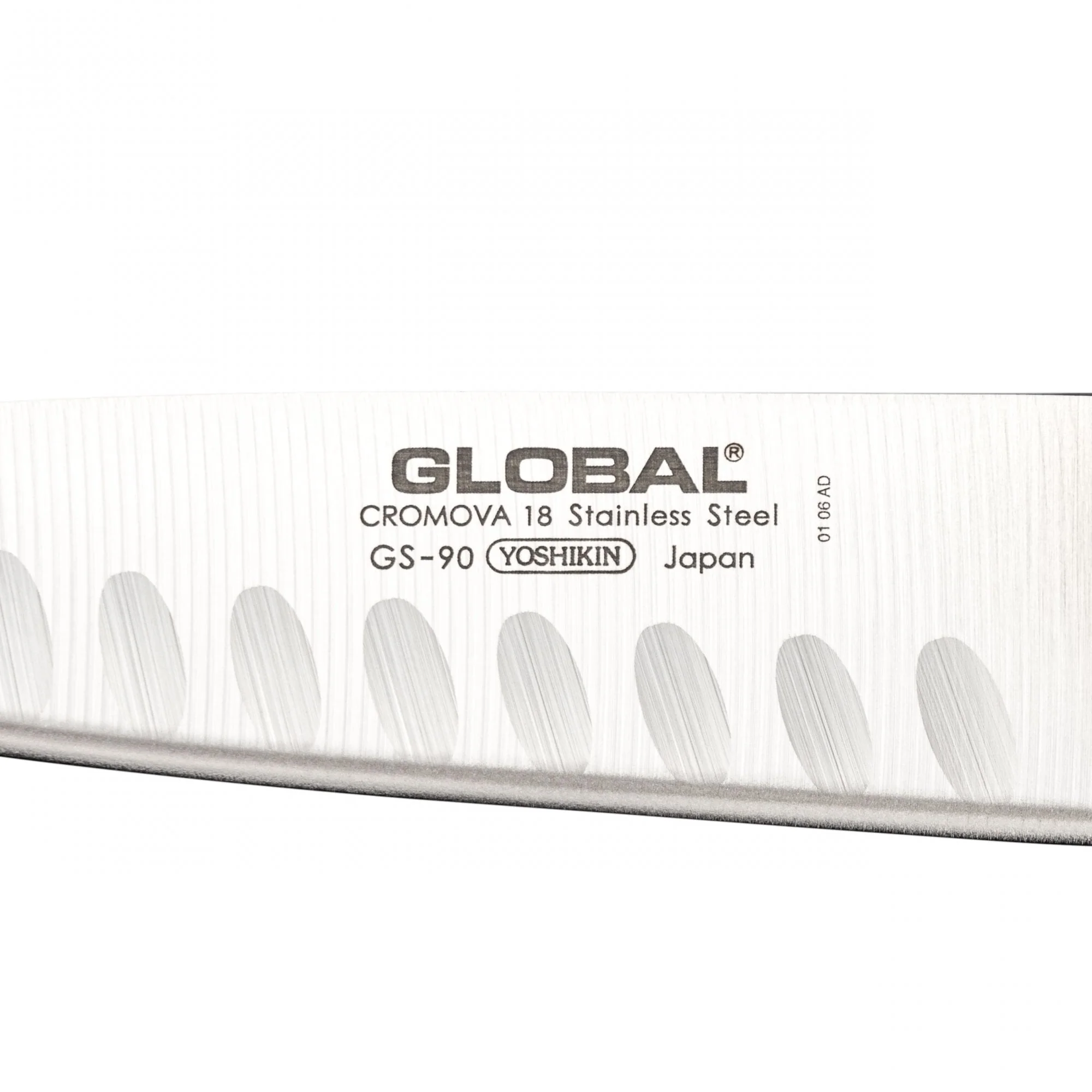 GS-90 Fluted Santoku Knife 13cm - Image 3