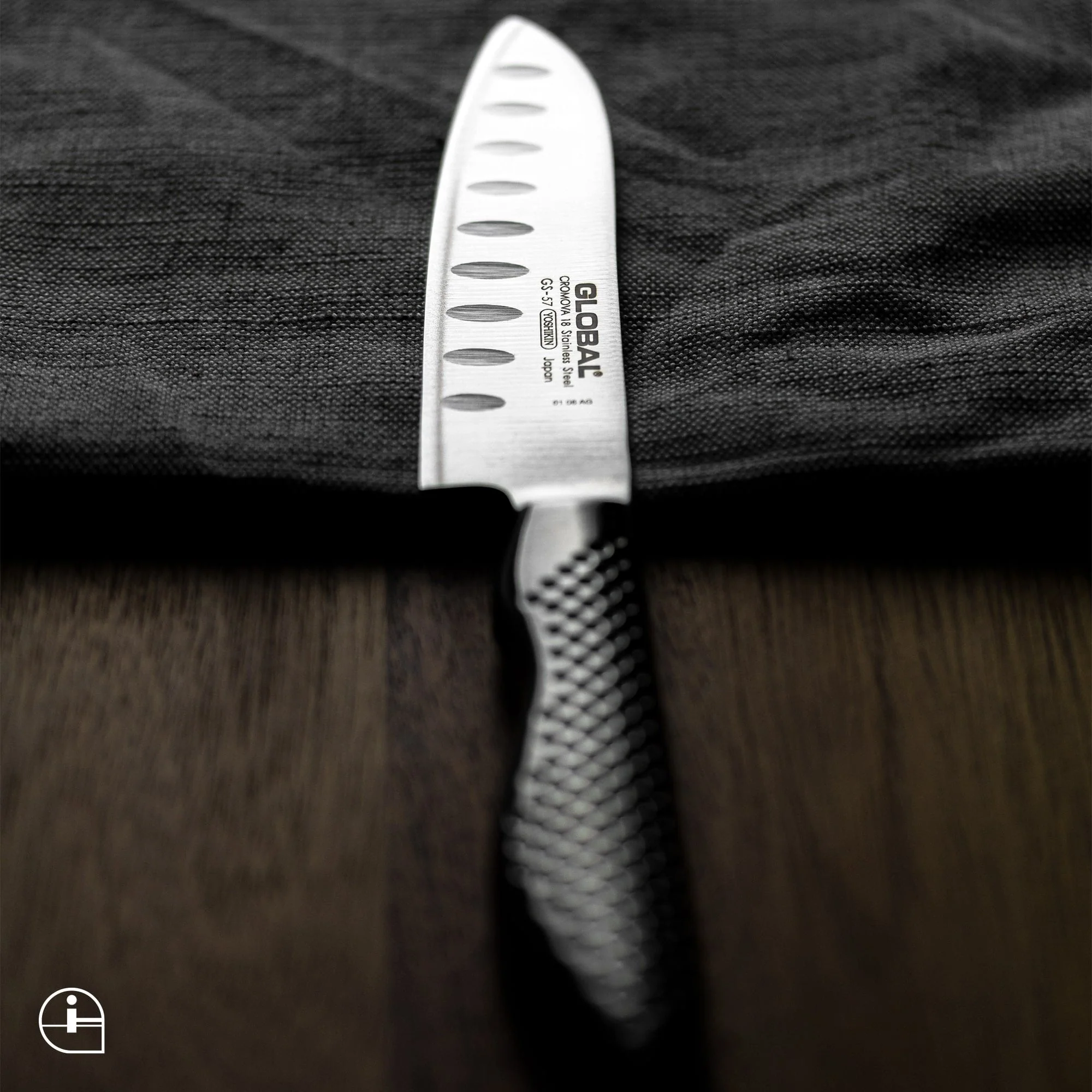 GS-57 Fluted Santoku Knife 11cm - Image 9